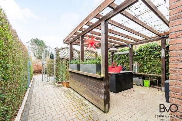 Terrassenbereich vor dem Haus