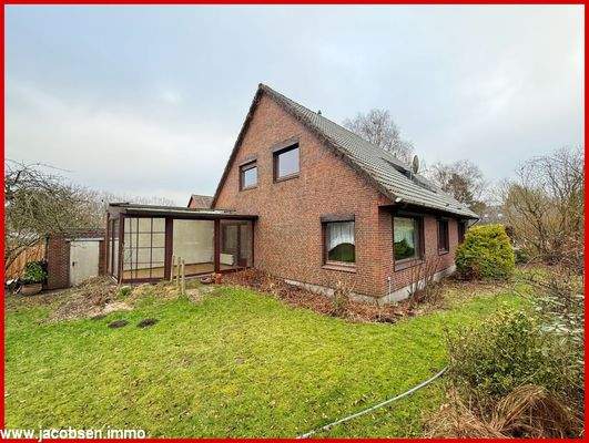 Süd-West-Ansicht mit Wintergarten