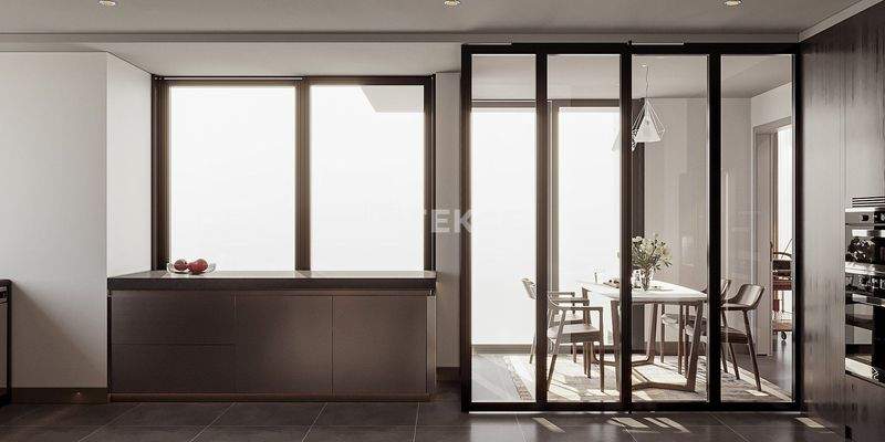 Apartments in a Secure Complex with Sea View in Ataşehir