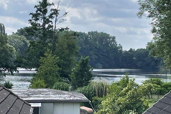 Blick von der Balkonterrasse