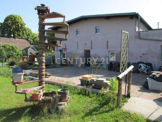 Terrasse auf dem Hof