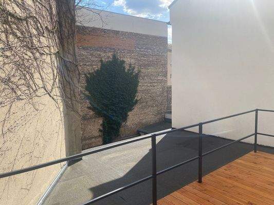 Blick von der Dachterrasse