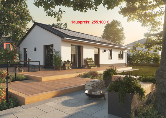 Bungalow-Bungalow-100-Garten-Photovoltaik-Solaranlage