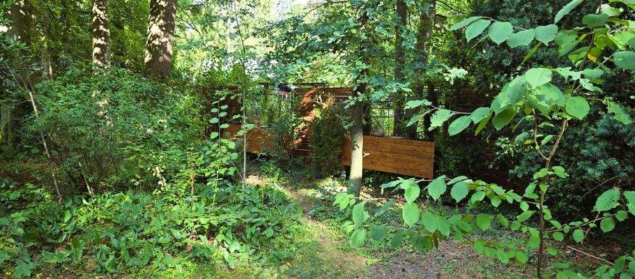 Pflanzkübel + Zaun Haupthaus