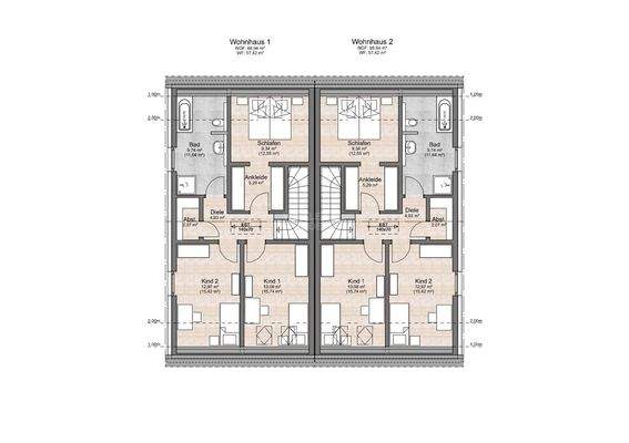 DH Simply Slim Grundriss Dachgeschoss