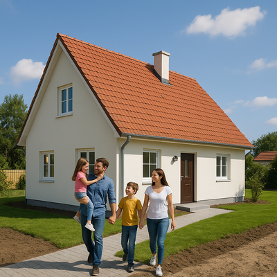 Grundstück für ein Einfamilienhaus (Beispielbild)