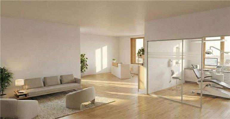 Ansicht Büro - Visualisierung