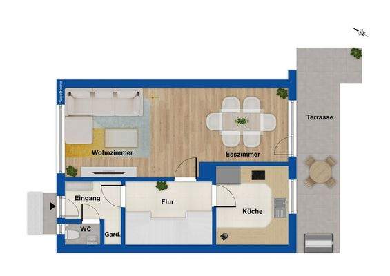 Grundriss Erdgeschoss