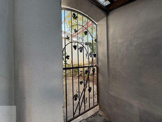 Türchen zum privaten Outdoorbereich  Wohnhaus