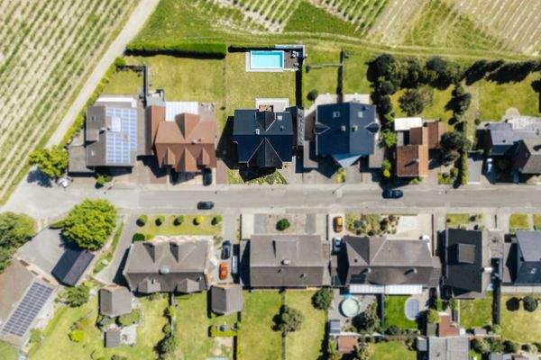 Drohnenaufnahme von oben