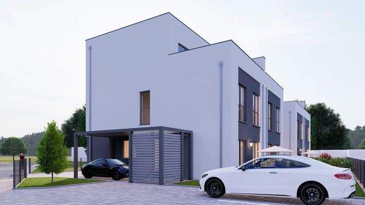 Haus 1 - Blick von der Straße