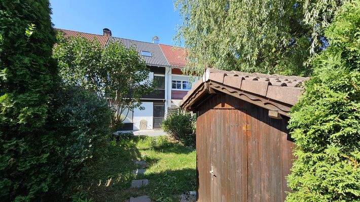 Hausansicht Garten Süd