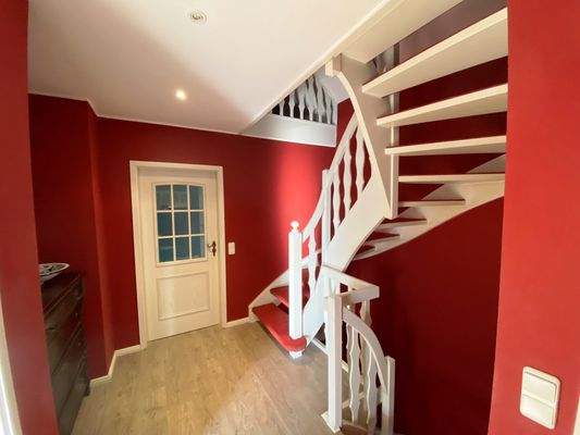 Aufgang zum Spitzboden 