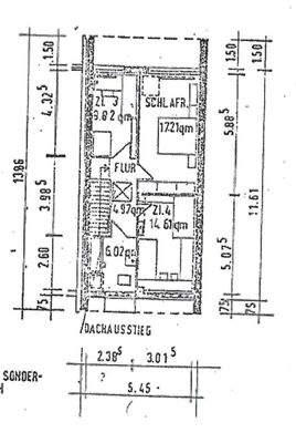 Grundriss Obergeschoß