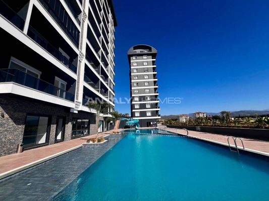 Alanya Flats with Private Beach and Shuttle Service in Avsallar
