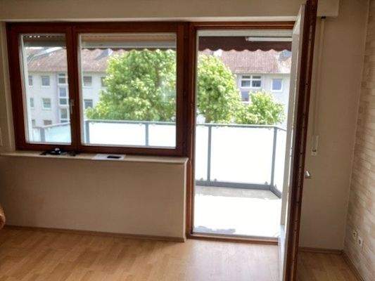 Blick auf den Balkon