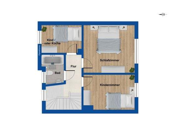 Grundriss Obergeschoss