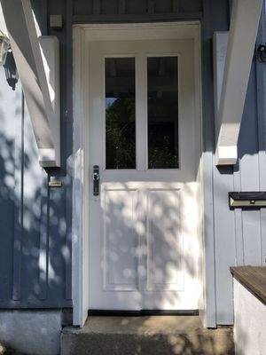 Gästehaus Ansicht von der Haustür 