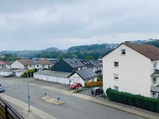 Ausblick vom Balkon