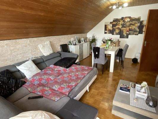 Wohnzimmer Dachgeschosswohnung