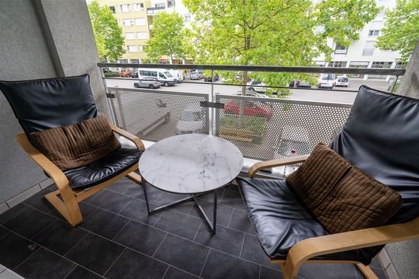 Balkon Zugang vom Wohnzimmer