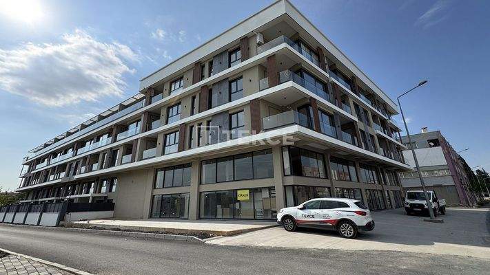 Wide Apartments in a Complex with Pool in Bornova
