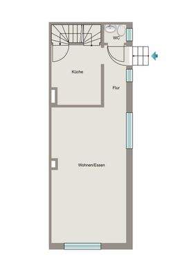 Grundriss EG (vordere Einheit)