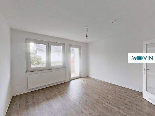 Ansicht I: Wohn- und Esszimmer