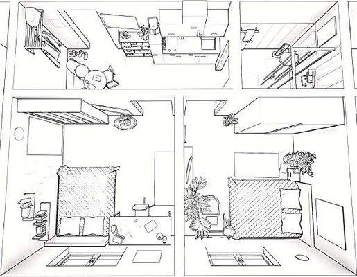 Grundriss 2-ZKB-WHG l