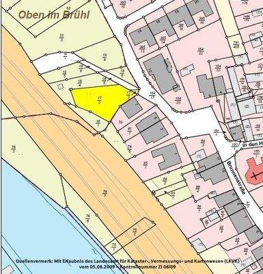 Ausschnitt Flurkarte