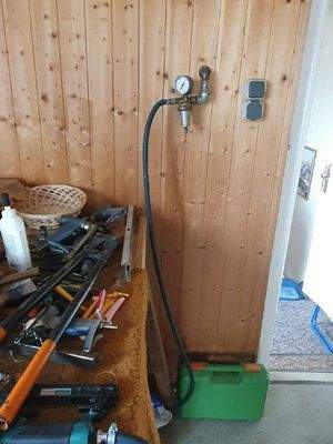 Werkstatt im Anbau (Zwischengeschosse)