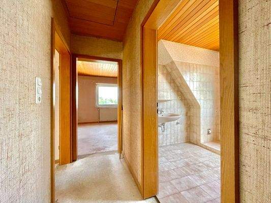 Flur im Dachgeschoss