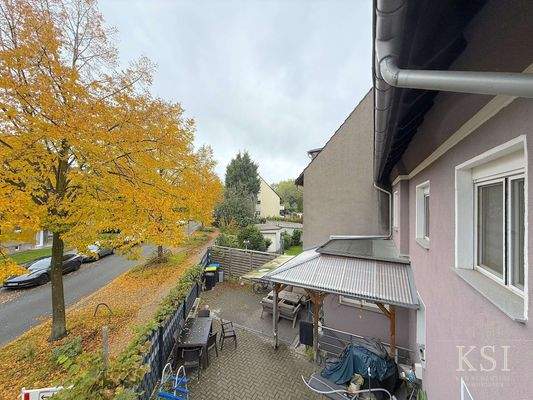 1. OG - Aussicht Terrasse Erdgeschoss