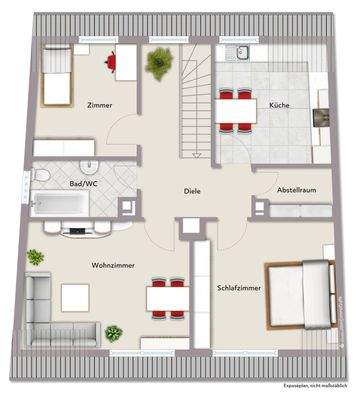 Grundriss Dachgeschoss