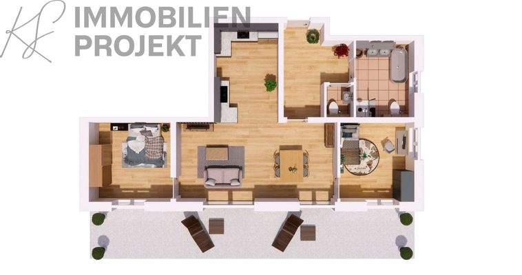 Untergeshoss Top View