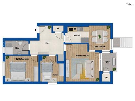 Grundriss Erdgeschoss