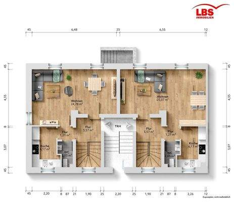 Grundriss des Erdgeschosses