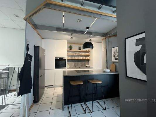 Küche Konzeptdarstellung