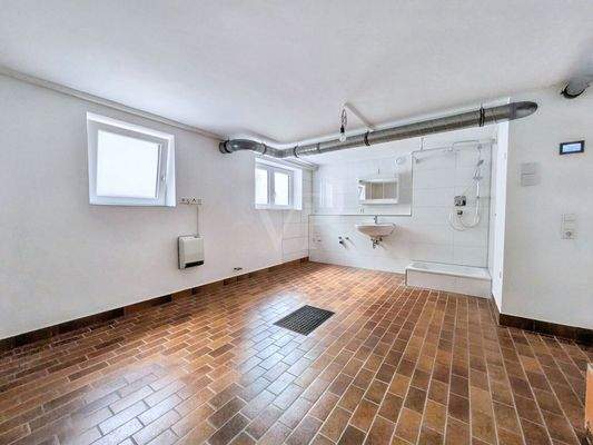 Hobbyraum mit Saunaanschluss