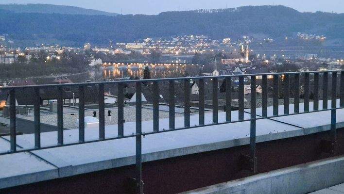 Aussicht Dachterrasse Attika