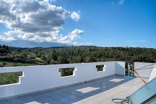 Kreta, Douliana: Faszinierendes Haus mit Meer- und Bergblick