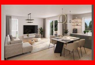 Visualisierung Wohn- & Esszimmer