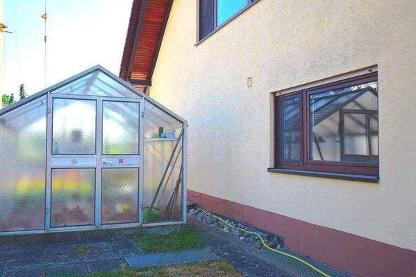 Eingang zum Gewächshaus (Nordseite)