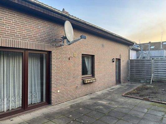 Nebeneingang vom Terrassenbereich