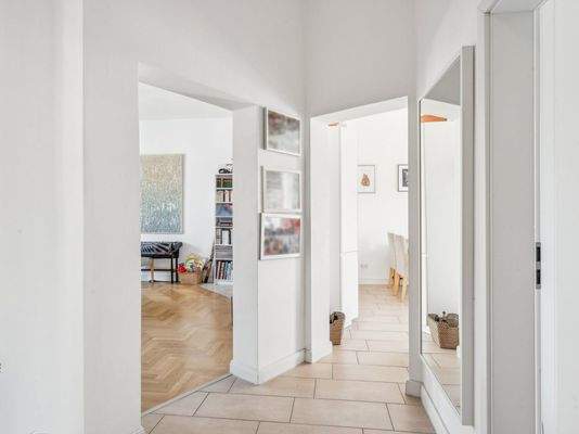 Blick vom Flur Whg. 1