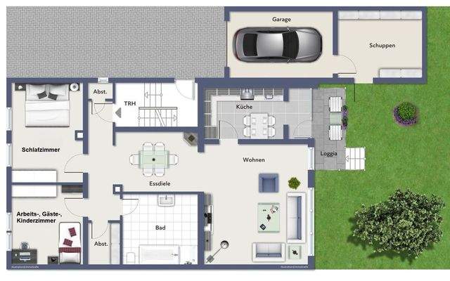 Grundriss Erdgeschoss