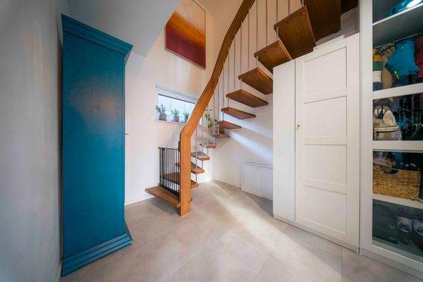 Hoch hinaus ins Obergeschoss