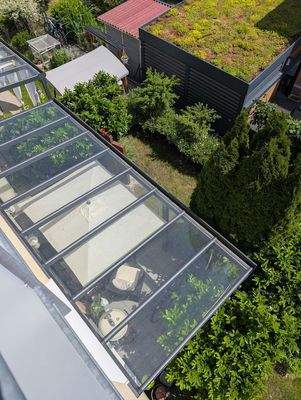 Blick auf den Garten