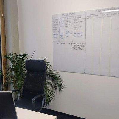 Whiteboard in jedem Raum