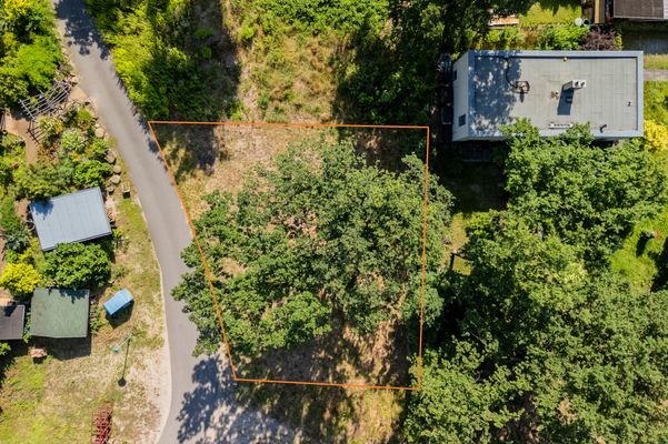 Aerial view of the property